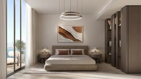 Bashayer Residences: apartment bedroom, developer render