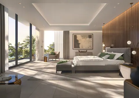 Nawayef Heights: master bedroom of a Heights 2 villa, developer render