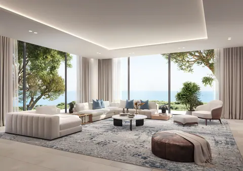 Nawayef Heights: formal living room of a Heights 3 villa, developer render