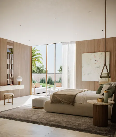 Nawayef Homes: villa bedroom, developer render