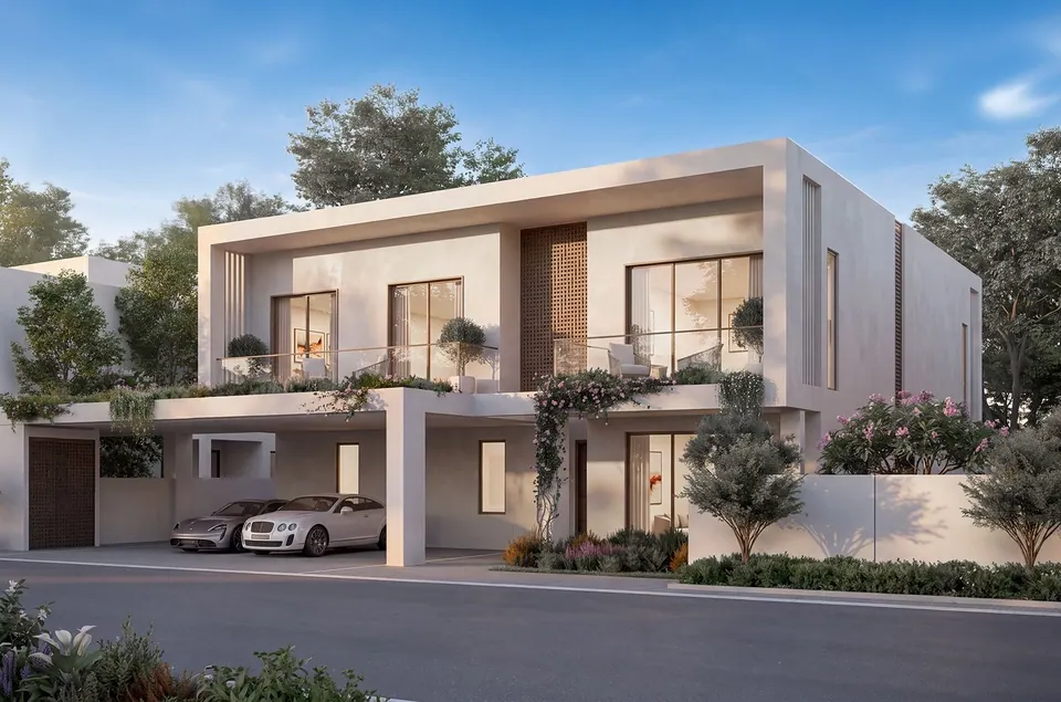 Wadeem Gardens: six-bedroom villa with a Contemporary Arabic façade, developer render