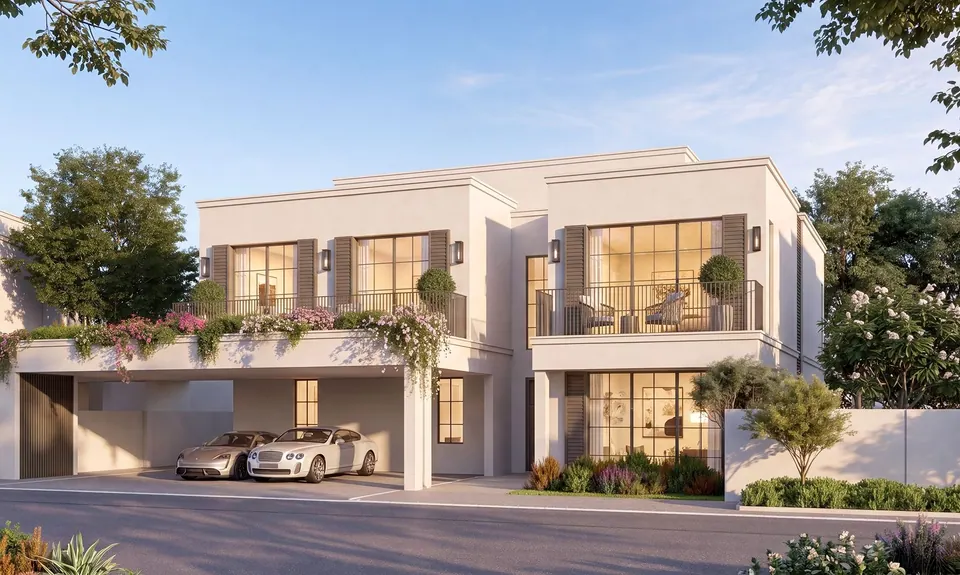 Wadeem Gardens: six-bedroom villa with a Modernist façade, developer render