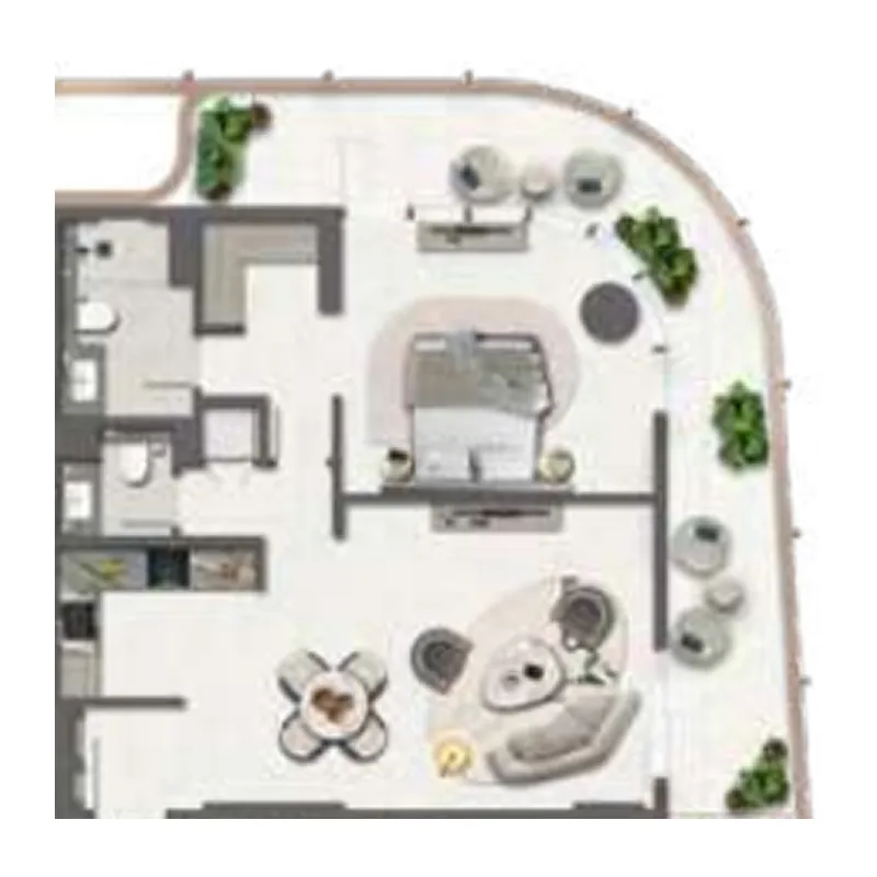 Hado by Beyond 1 bed floor plan, 1,064 – 1,100 sqft