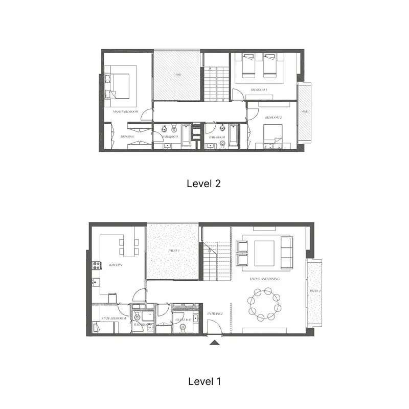 Gateway Porto Al Zorah 3 bed floor plan, 4,992 sqft