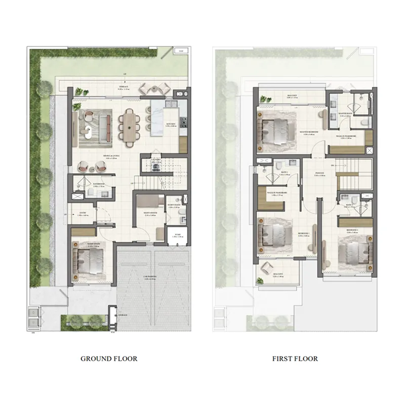 Vindera at The Valley 4 bed floor plan, 2,922 sqft