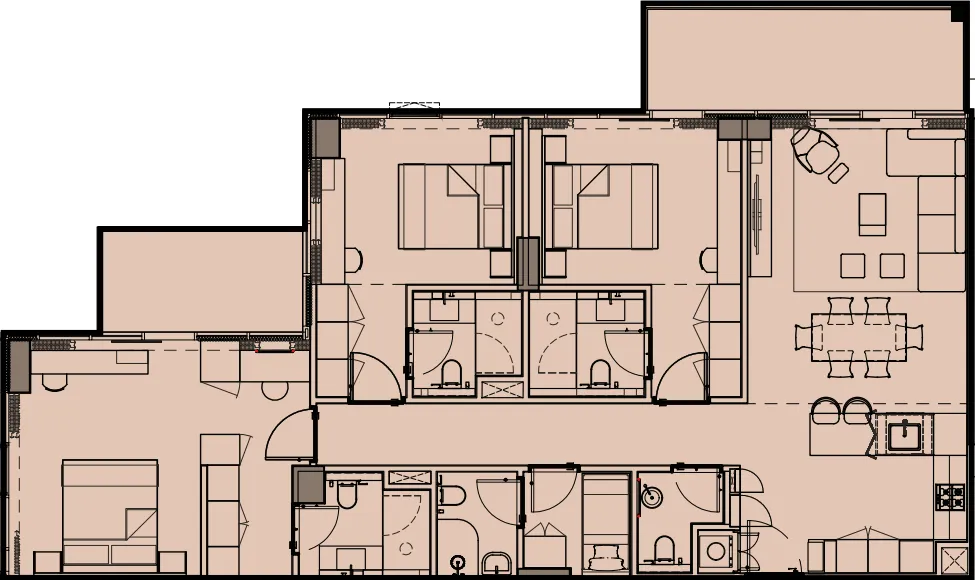 Wynwood by Imtiaz 3 bed floor plan, 1,702 sqft
