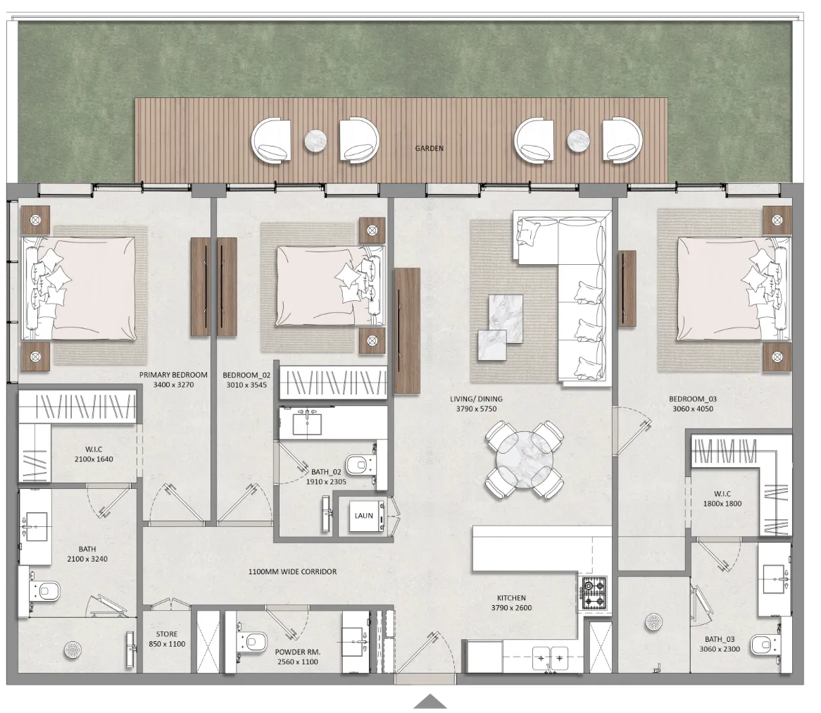 Mayfair Nexus 3 bed floor plan, 1,714 sqft