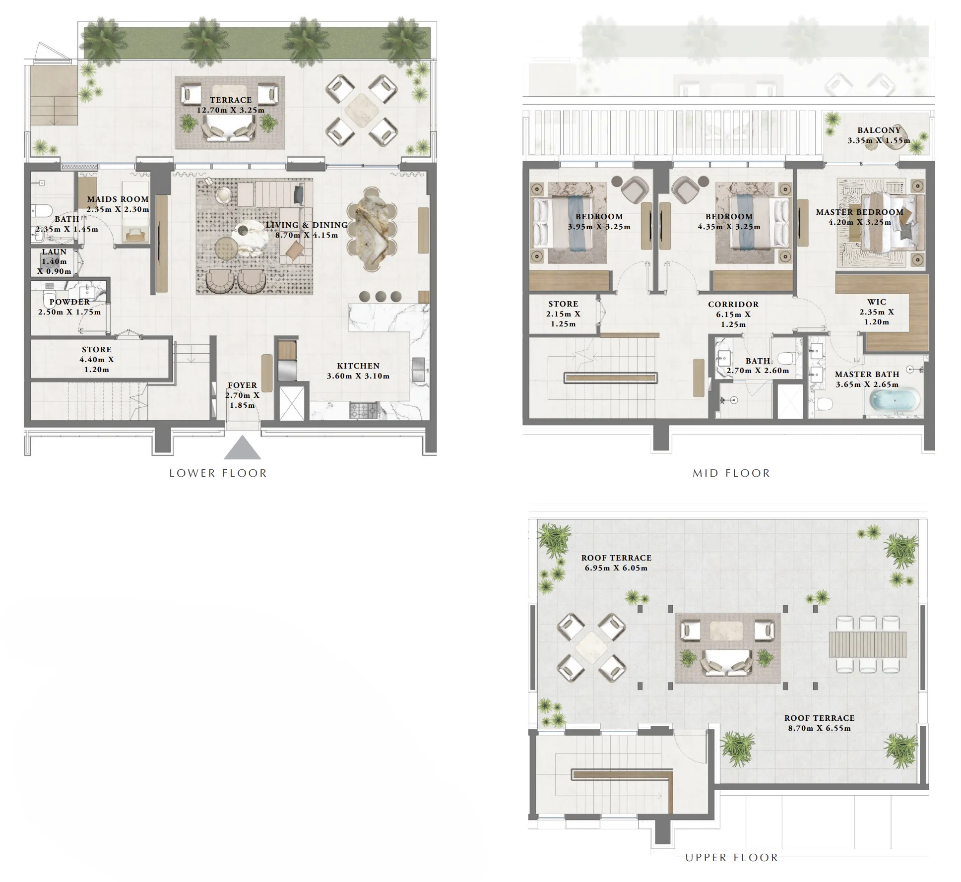 Altan 3 bed floor plan, 4,080 sqft