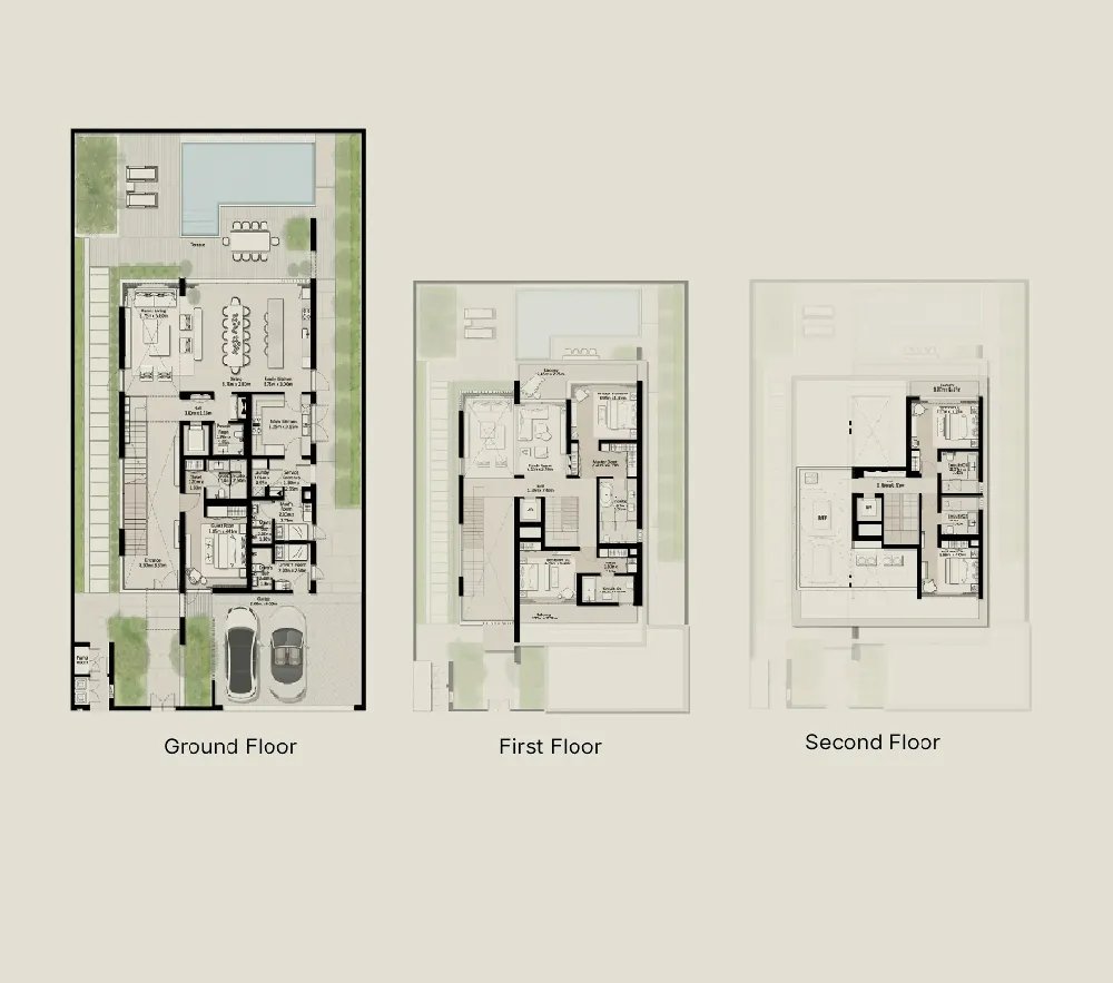 Nad Al Sheba Gardens Phase 11 5 bed floor plan, 5,650 sqft