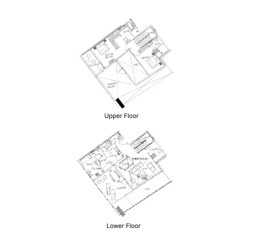 Safa Two de Grisogono 2 bed floor plan, 2,526 sqft