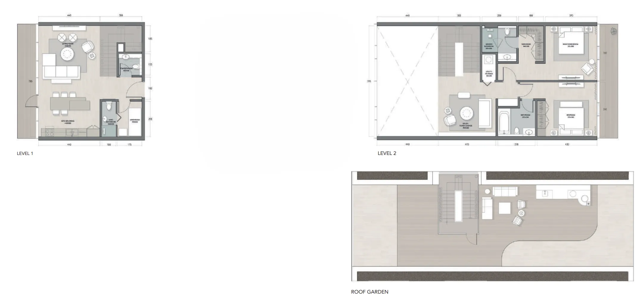 Quattro Del Mar 2 bed floor plan, 3,901 – 4,246 sqft