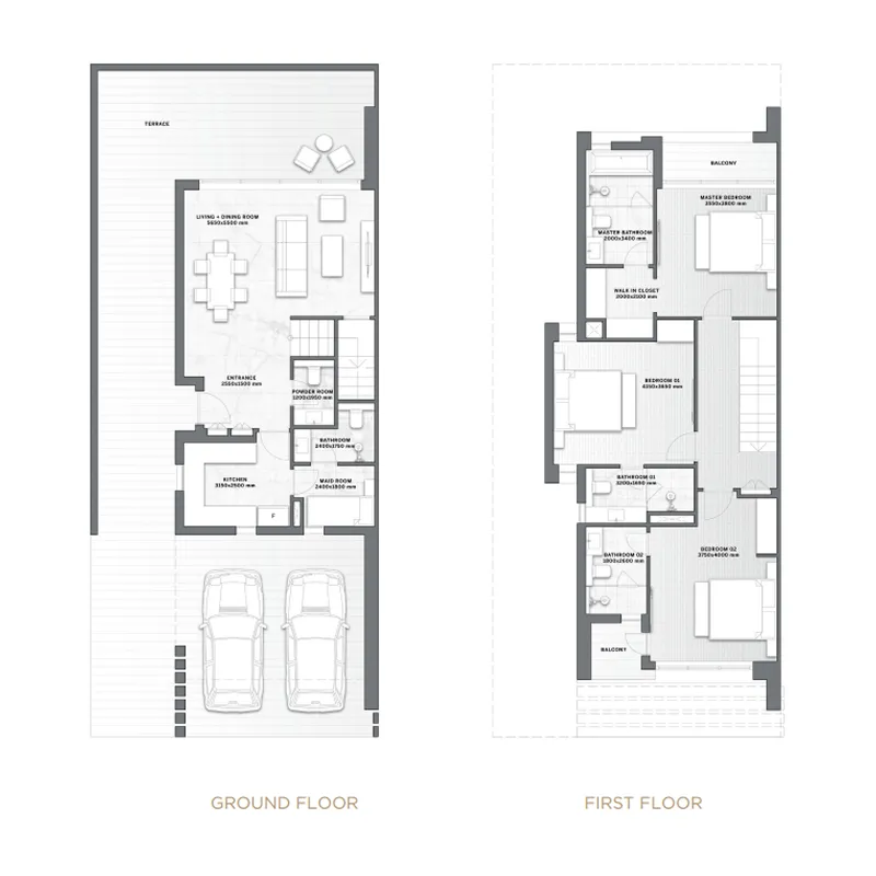 Trump International Resort 3 bed floor plan, 1,787 sqft