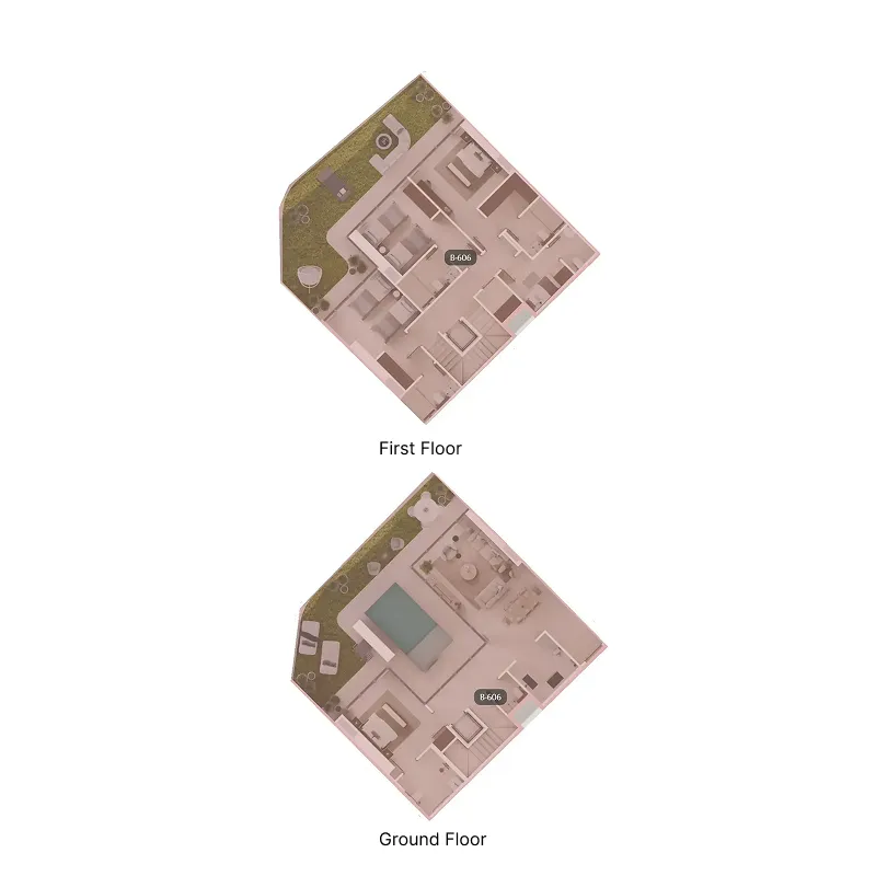 Bab Al Qasr Sea View Residence 51 4 bed floor plan, 2,794 sqft