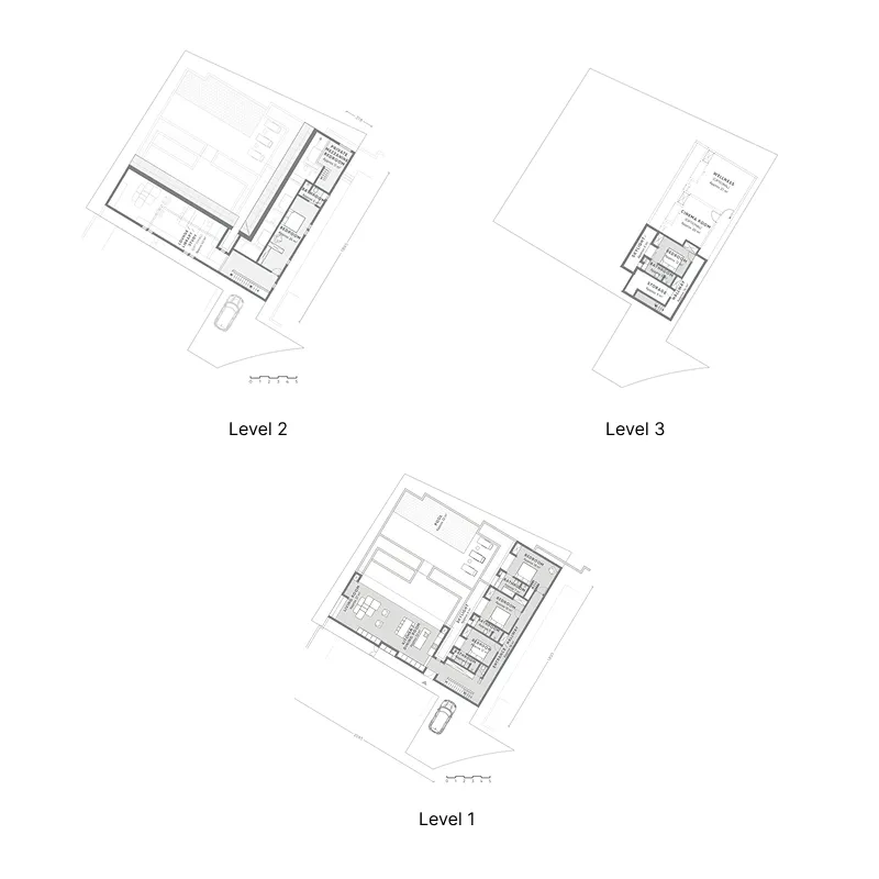 OXO The Pavilions 5 bed floor plan, 3,466 sqft