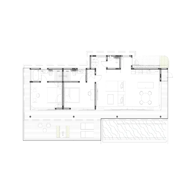 Lyvin Melasti 2 bed floor plan, 2,099 sqft