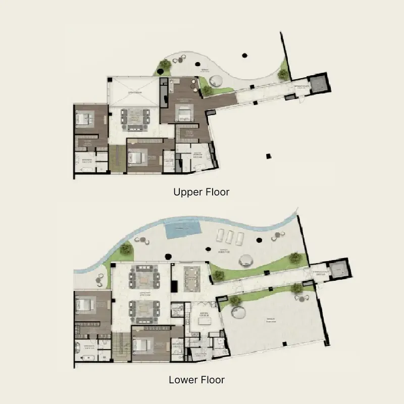 Cavalli Couture 5 bed floor plan, 11,602 sqft