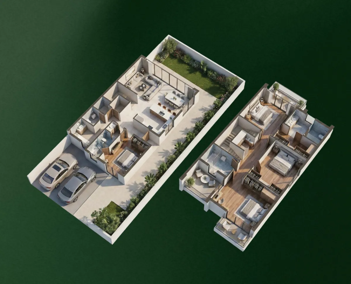 Sukoon by Sanzen 4 bed floor plan, 2,516 sqft