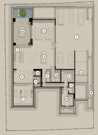 Nawayef Mansions by Modon Properties 5 bed floor plan, 13,125 sqft