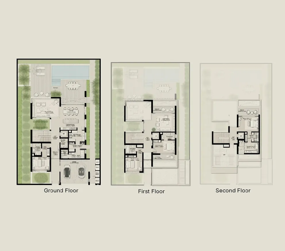 Nad Al Sheba Gardens Phase 11 4 bed floor plan, 4,795 sqft
