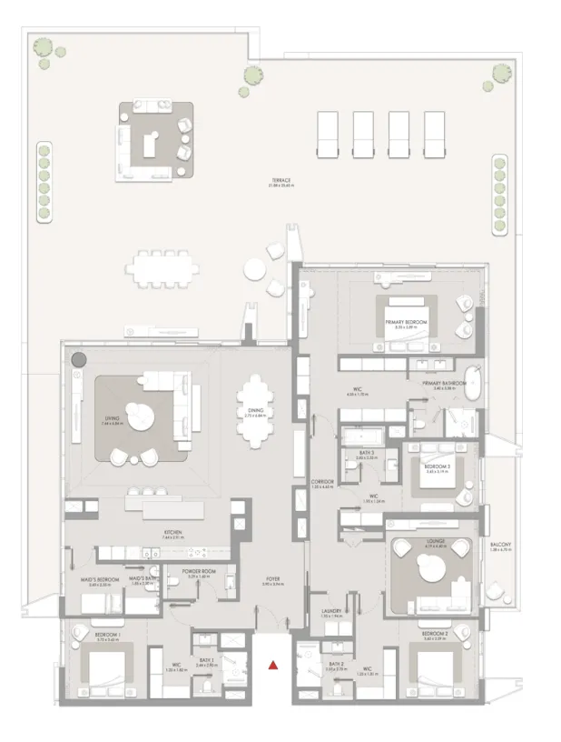 City Walk Crestlane 4 bed floor plan, 6,824 sqft
