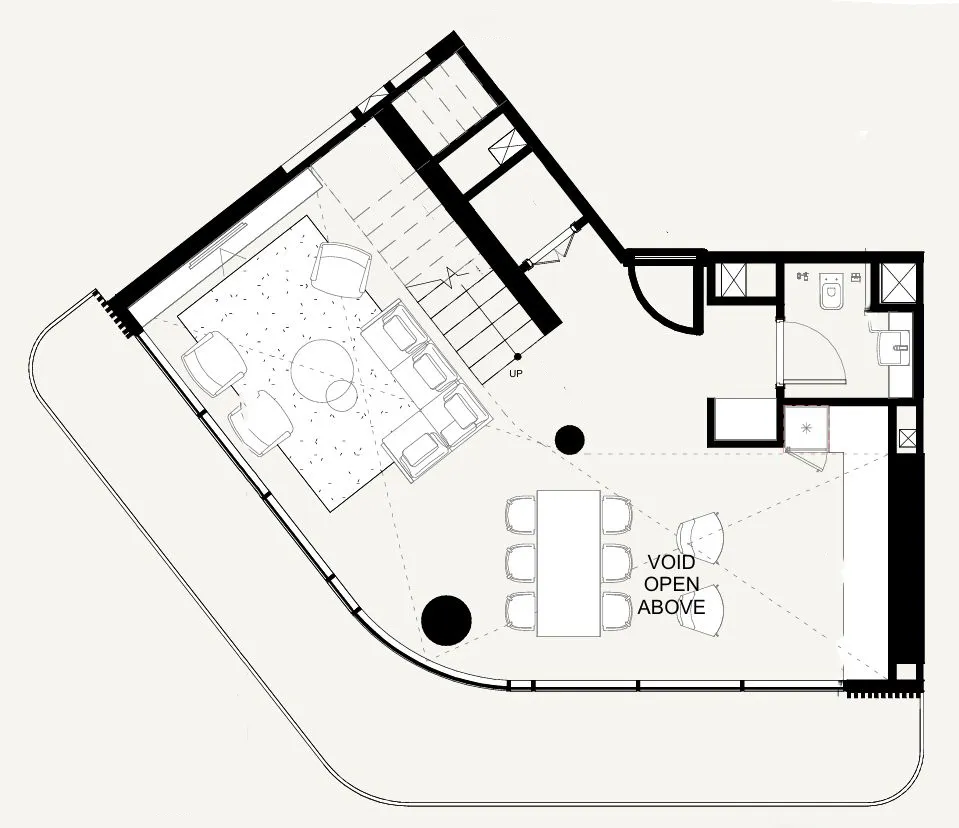 Azizi Abraham 2 bed floor plan, 2,116 sqft