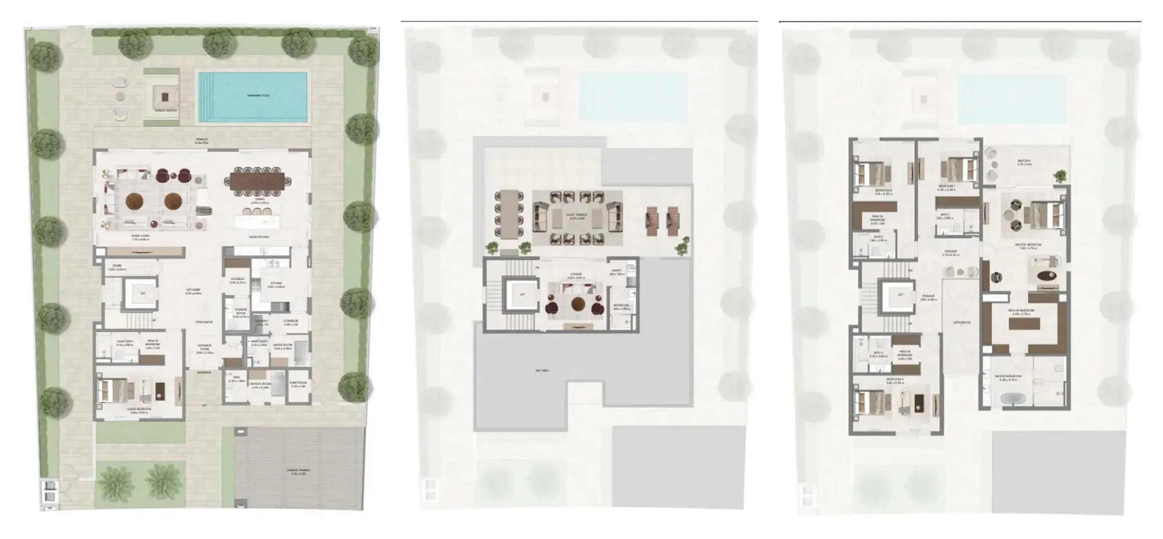 Avelia The Valley 5 bed floor plan, 7,728 sqft