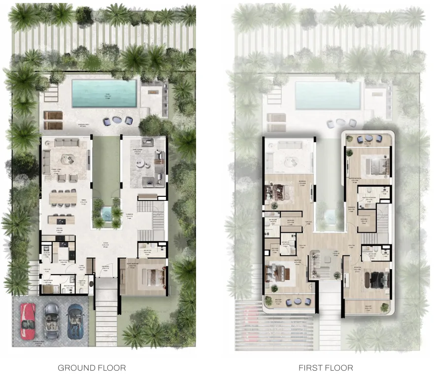 Manchester City Yas Residences by Ohana – Phase 1 5 bed floor plan, 4,822 sqft