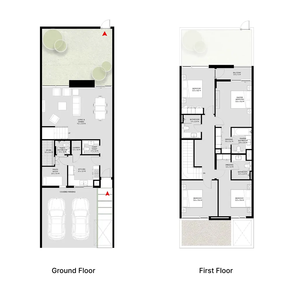 Masaar 3 Laura 4 bed floor plan, 2,559 sqft