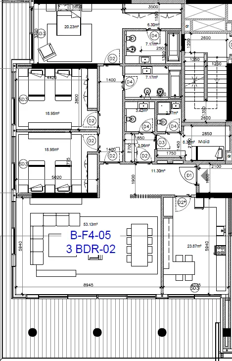 Gateway Porto Al Zorah 3 bed floor plan, 3,038 sqft