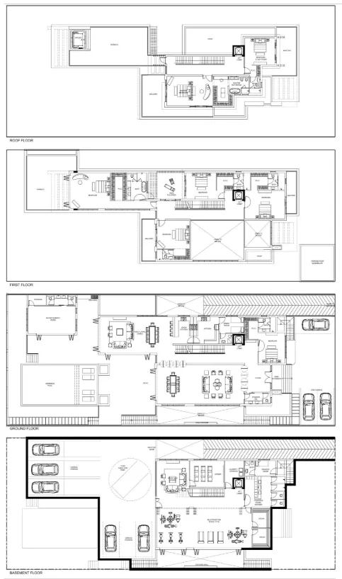 Autograph Collection 7 bed floor plan, 17,591 sqft