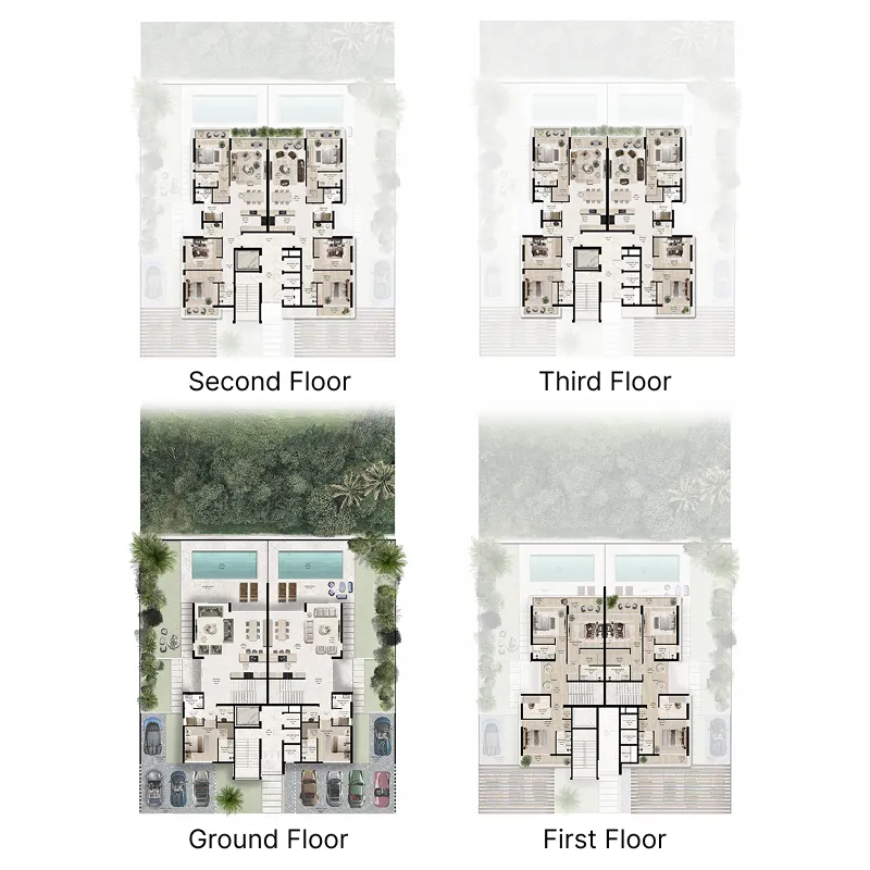 Manchester City Yas Residences by Ohana – Phase 1 20 bed floor plan, 10,492 – 14,747 sqft