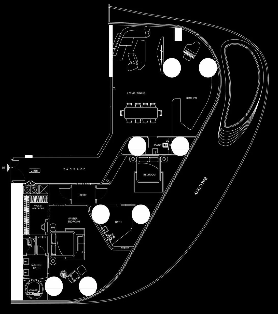 Bugatti Residences by Binghatti 2 bed floor plan, 3,266 sqft