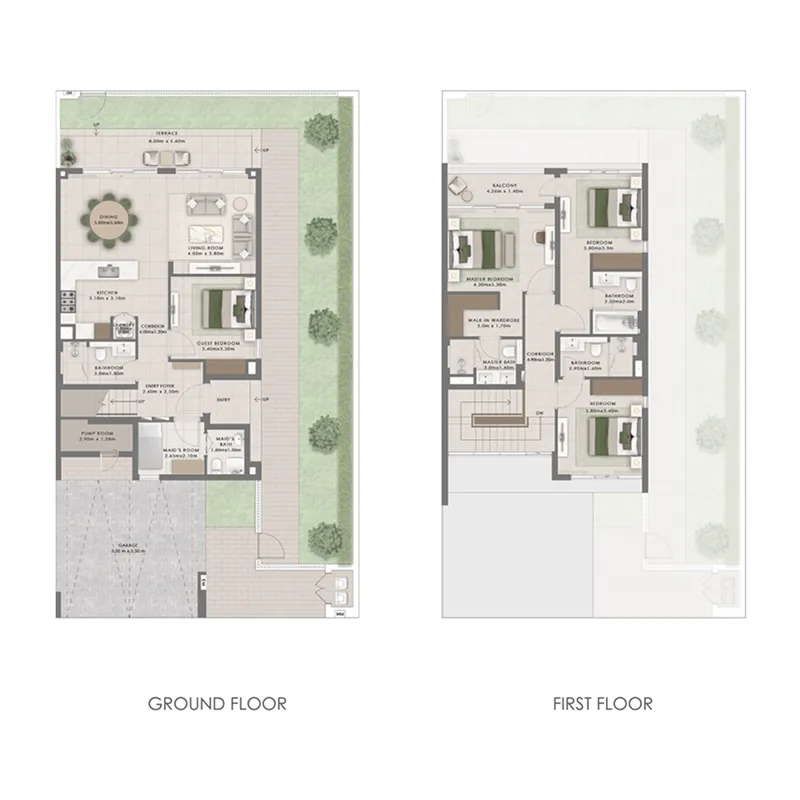 Equestra 4 bed floor plan, 2,471 sqft