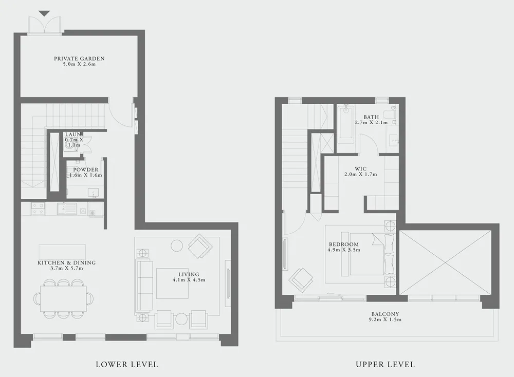 Lime Gardens 1 bed floor plan, 1,616 sqft