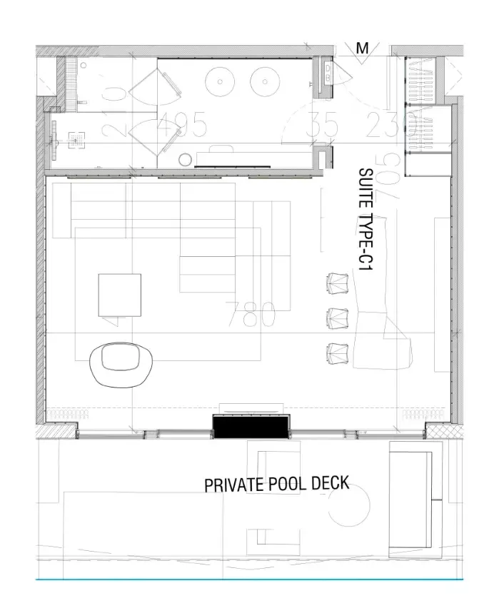 The Heart of Europe - Côte d’Azur Monaco 1 bed floor plan, 1,060 sqft