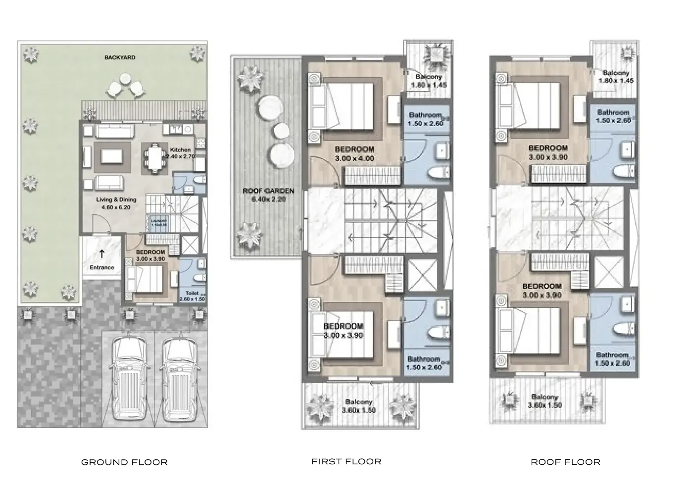 Reportage Hills 5 bed floor plan, 2,939 sqft