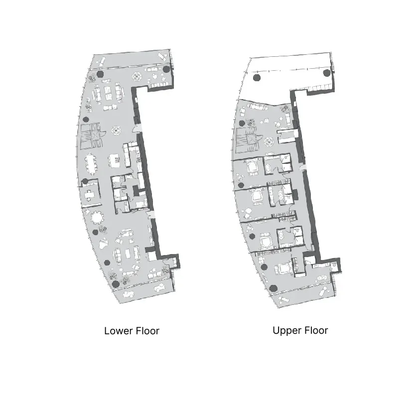 Six Senses Residence 4 bed floor plan, 9,323 sqft