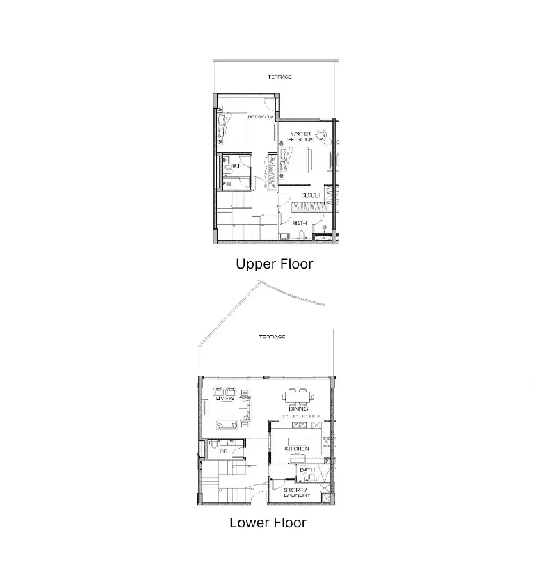 Golf Greens 2 bed floor plan, 2,615 sqft