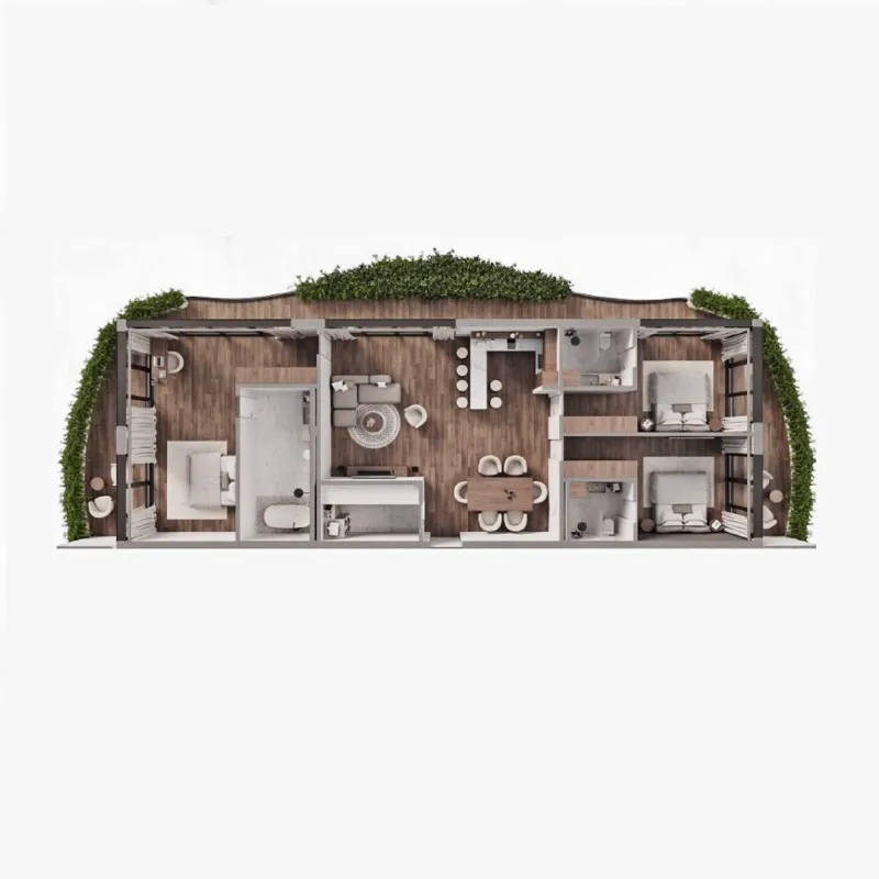 Sunny Moon 3 bed floor plan, 1,759 sqft