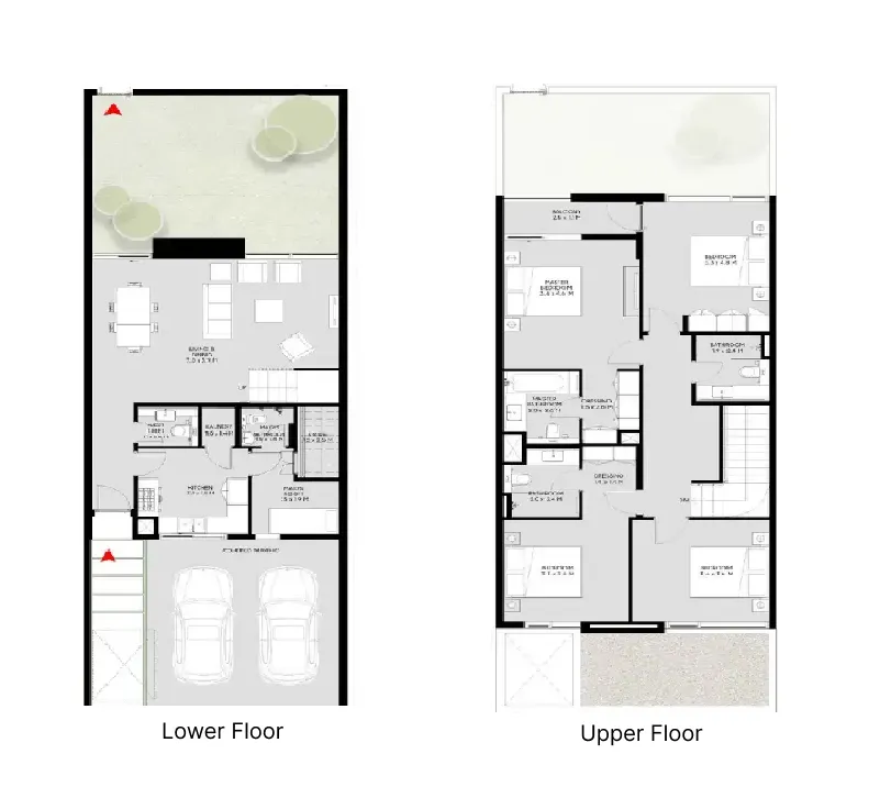 Masaar 3 Sedra 4 bed floor plan, 2,559 sqft