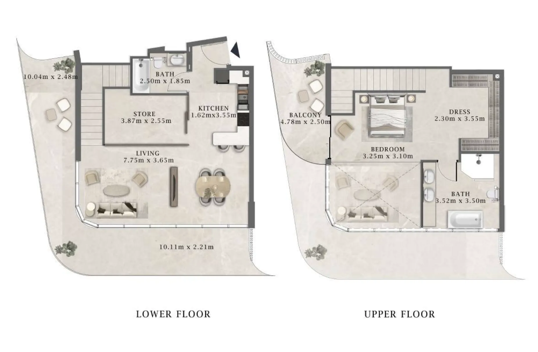Arthouse Residences by Cledor 1 bed floor plan, 1,696 sqft