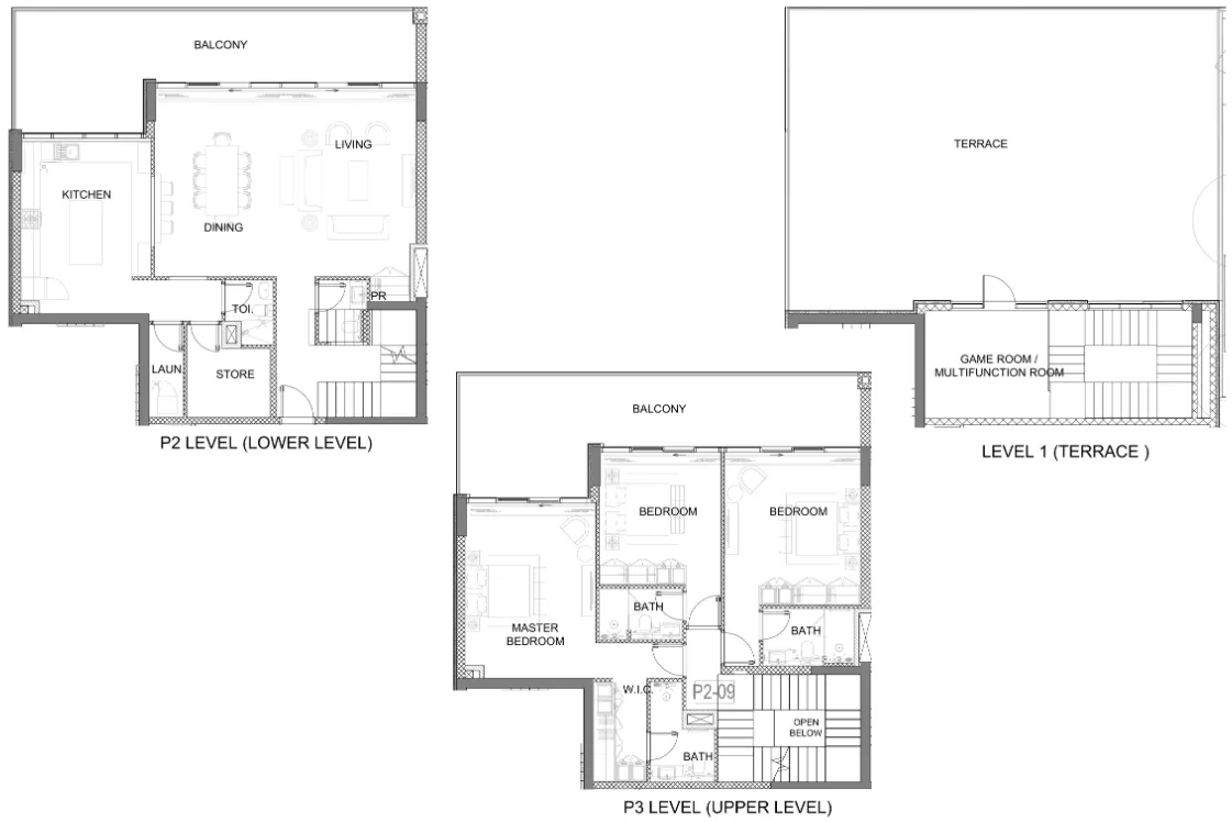 Golf Greens 3 bed floor plan, 4,870 sqft