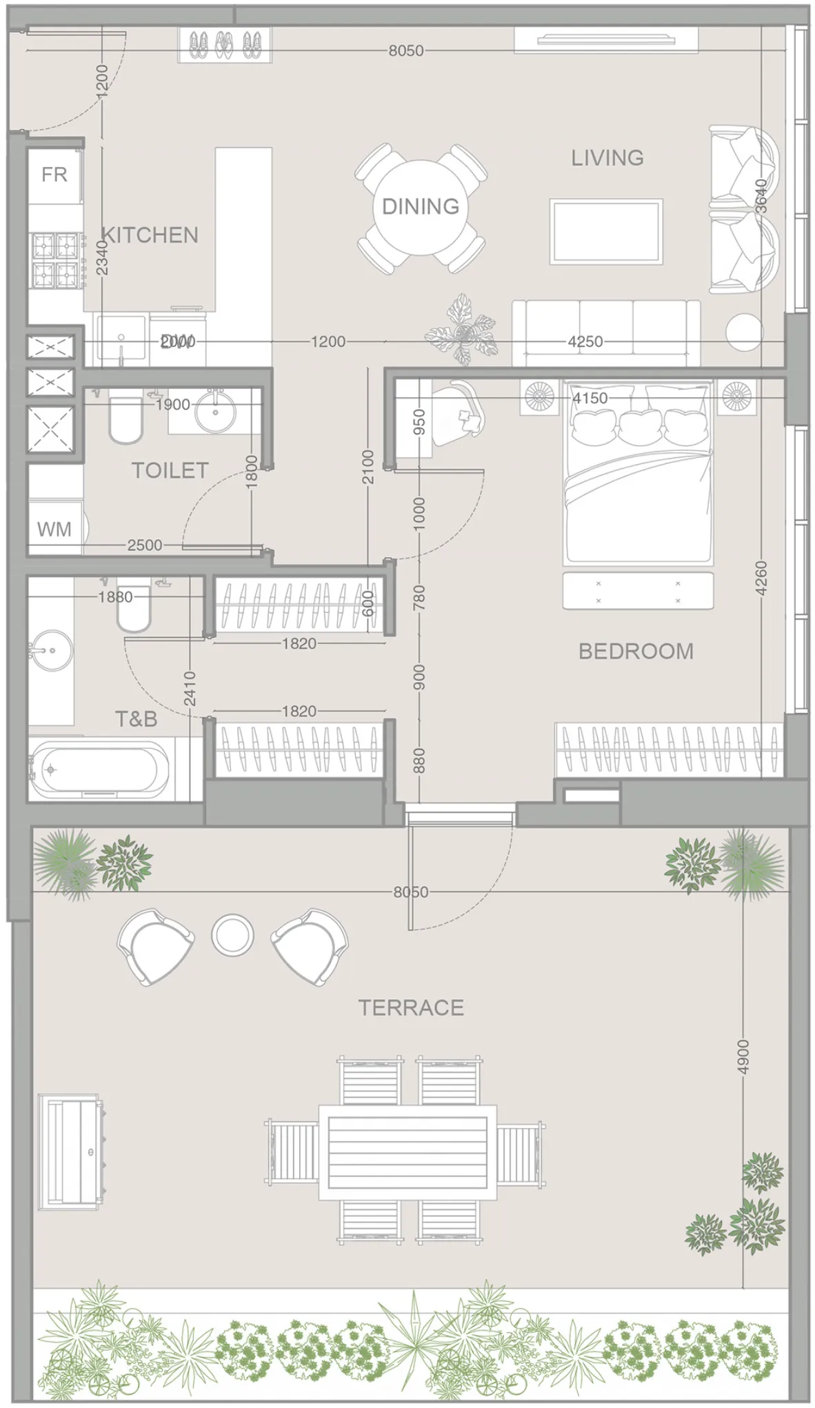 V1STARA House 1 bed floor plan, 1,321 sqft