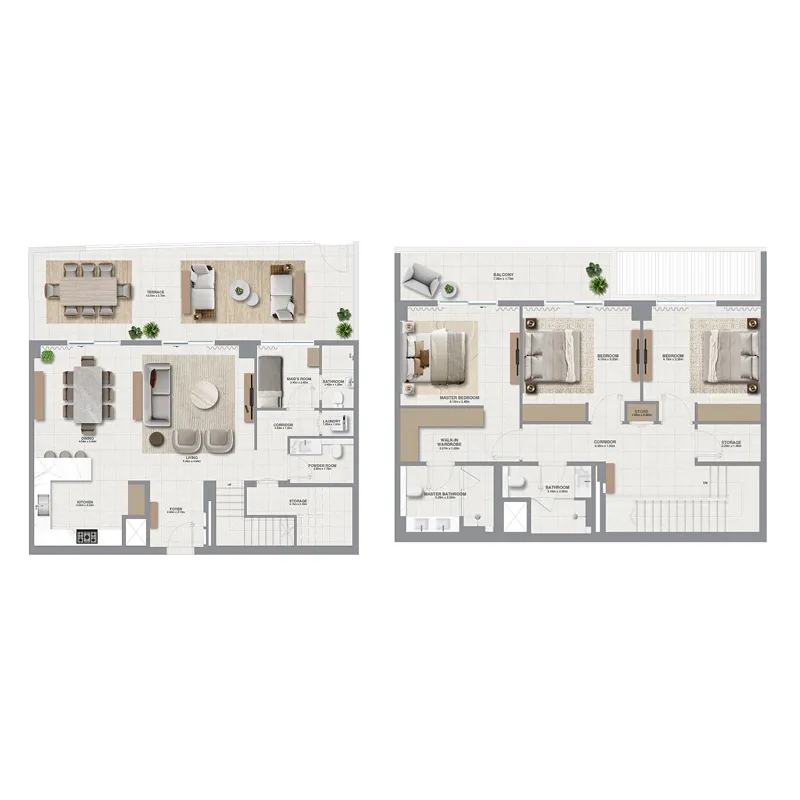 Golf Meadow 3 bed floor plan, 2,844 sqft
