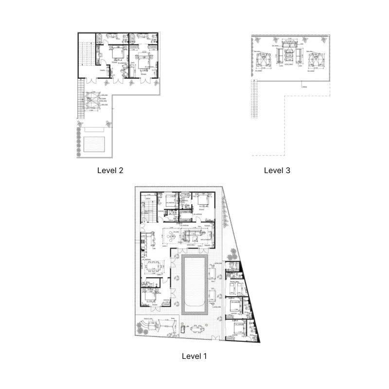 Royalin Villas 7 bed floor plan, 3,337 sqft