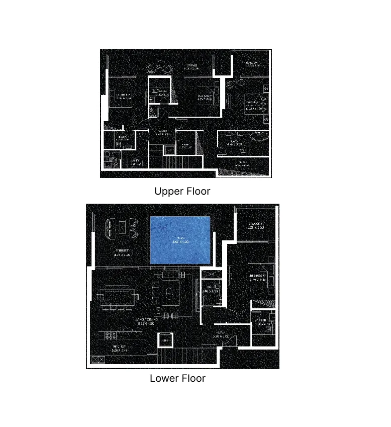 Viewz 4 bed floor plan, 3,360 sqft