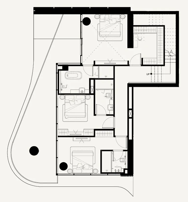 Azizi Abraham 3 bed floor plan, 4,021 sqft