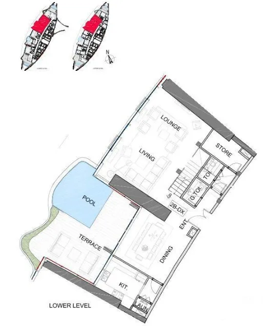 Safa One de Grisogono 2 bed floor plan, 2,753 sqft