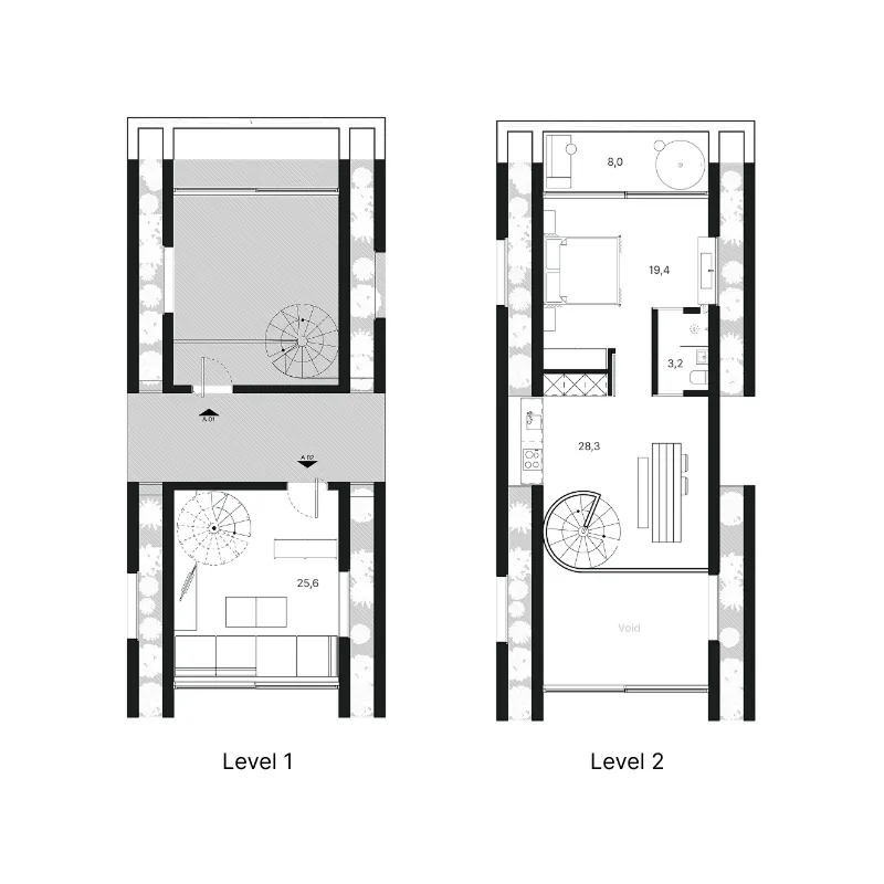 Lyvin Uluwatu 1 bed floor plan, 910 sqft