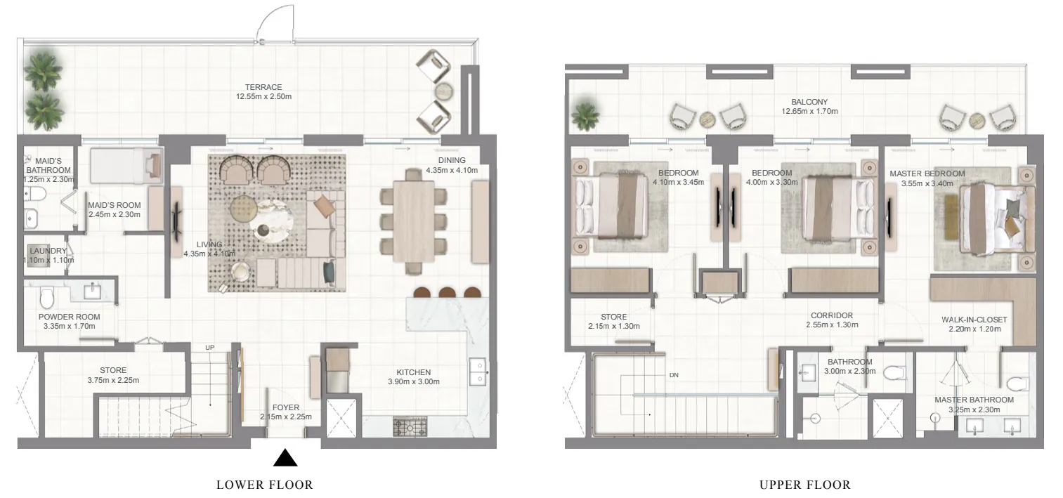Golf Vale 3 bed floor plan, 2,796 sqft
